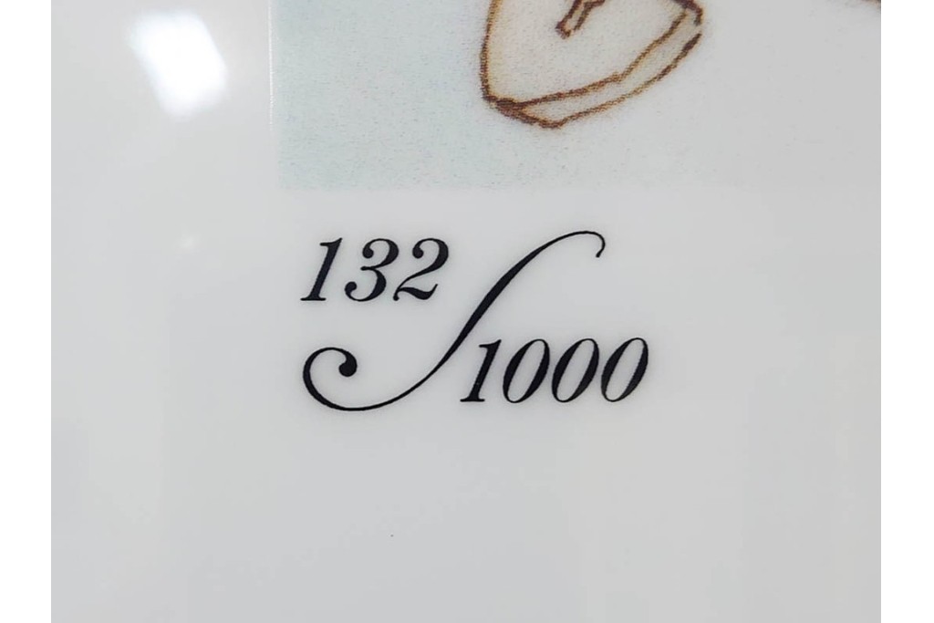 真作　2000年　デンマーク製　ROYAL COPENHAGEN(ロイヤルコペンハーゲン)　リスベート・ツヴェルガー　132/1000　「クリスマス・キャロル」　陶板画　証明書・外箱付き　(R-088580)