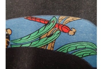 真作　昭和55年6月作　神保朋世　「静夜」　うつむく女性を描いた木版画　(R-088581)
