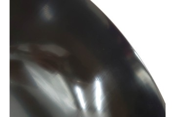 理平造　木製　漆器　艶やかな梅松葉絵椀5点セット　共箱付き　(R-088593)