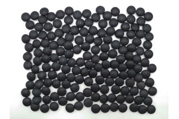 本蛤・那智黒の碁石と黒檀の碁笥セット　外箱付き　(R-088594)