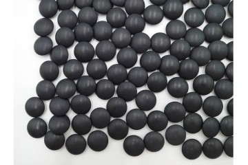 本蛤・那智黒の碁石と黒檀の碁笥セット　外箱付き　(R-088594)