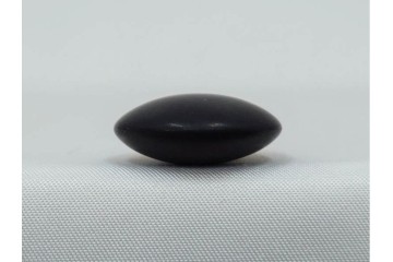 本蛤・那智黒の碁石と黒檀の碁笥セット　外箱付き　(R-088594)