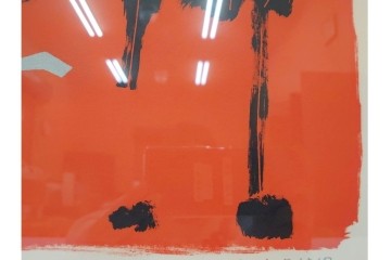 真作　マリノ・マリーニ　サイン入り　47/50　「Cavallo e Cavaliere(馬と騎手)」　鮮やかな色彩が印象的なリトグラフ　外箱付き　(R-088597)
