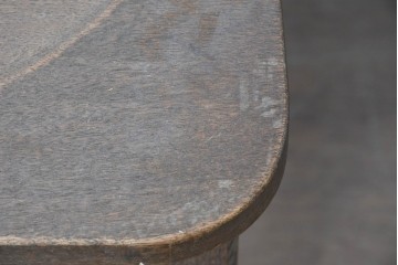 和製ヴィンテージ　オーク材　しっかりとした作りのレトロなダイニングチェア　(R-088601)