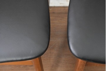 デンマークヴィンテージ　Farstrup(ファーストラップ)　チーク材とビーチ材を用いたダイニングチェア7脚セット　(R-088609)