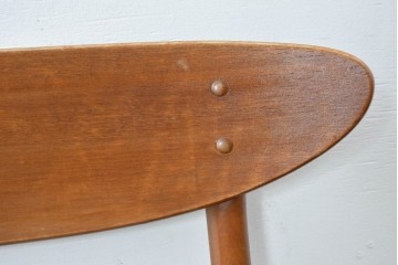 デンマークヴィンテージ　Farstrup(ファーストラップ)　チーク材とビーチ材を用いたダイニングチェア6脚セット　(R-088610)