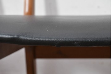 デンマークヴィンテージ　Farstrup(ファーストラップ)　チーク材とビーチ材を用いたダイニングチェア6脚セット　(R-088610)