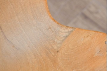 和製ヴィンテージ　総欅材　自然木の造形が味わい深いサイドテーブル　(R-088612)