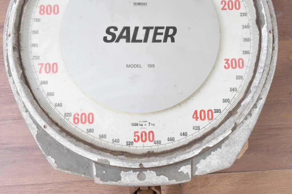 イギリスアンティーク　SALTER(サルター)社製　MODEL 199　インダストリアルなクレーンスケール　(R-088615)