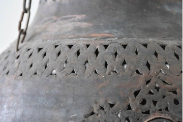 《引っ掛けシーリング式ペンダントライト加工費込み》　ヴィンテージ照明　モロッコ　真鍮製の吊り下げ照明　(R-088627)