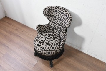 中古　超美品　イタリア製　GUCCI(グッチ)　Alessandro Michele(アレッサンドロ・ミケーレ)デザイン　グッチデコール　フリンジ付きアームチェア　当時定価約100万円　(R-088639)