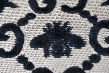 中古　超美品　イタリア製　GUCCI(グッチ)　Alessandro Michele(アレッサンドロ・ミケーレ)デザイン　グッチデコール　フリンジ付きアームチェア　当時定価約100万円　(R-088639)