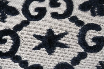 中古　超美品　イタリア製　GUCCI(グッチ)　Alessandro Michele(アレッサンドロ・ミケーレ)デザイン　グッチデコール　フリンジ付きアームチェア　当時定価約100万円　(R-088639)