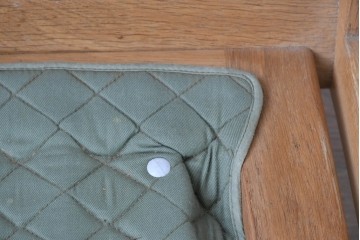 デンマークヴィンテージ　GETAMA(ゲタマ)　Hans J. Wegner(ハンス・J・ウェグナー)　GE290　木の温もり感じるフレームラインが魅力のイージーチェア　(R-088640)