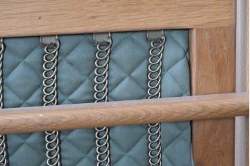 デンマークヴィンテージ　GETAMA(ゲタマ)　Hans J. Wegner(ハンス・J・ウェグナー)　GE290　木の温もり感じるフレームラインが魅力のイージーチェア　(R-088640)