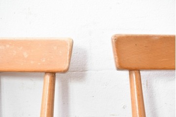 イギリスヴィンテージ　ERCOL(アーコール)　Lloyd’s Antiques(ロイズ・アンティークス)取り扱い　細身のスポークが美しいスティックバックチェア4脚セット　(R-088641)