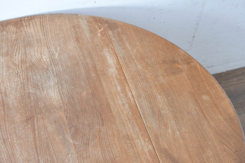 イギリスビンテージ　ERCOL(アーコール)　シンプルで扱いやすいドロップリーフテーブル　(R-088642)