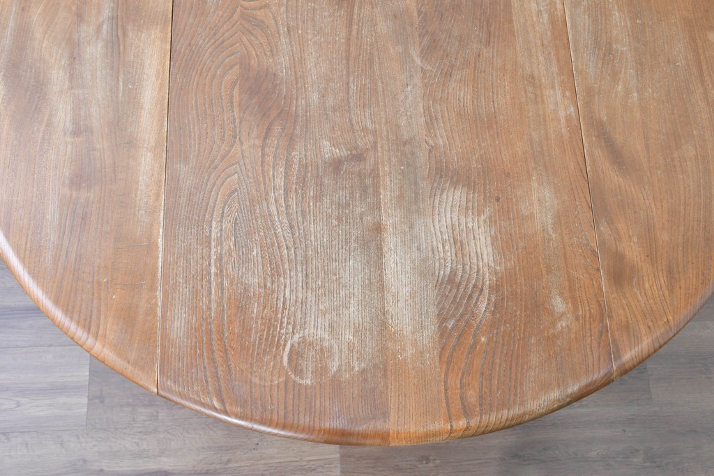 イギリスビンテージ　ERCOL(アーコール)　シンプルで扱いやすいドロップリーフテーブル　(R-088642)