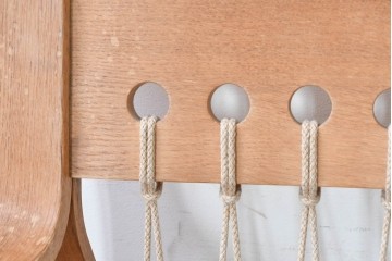 デンマークヴィンテージ　GETAMA(ゲタマ)　Hans J. Wegner(ハンス・J・ウェグナー)　GE671　曲げ木のアームが特徴的な3人掛けソファ　(R-088643)