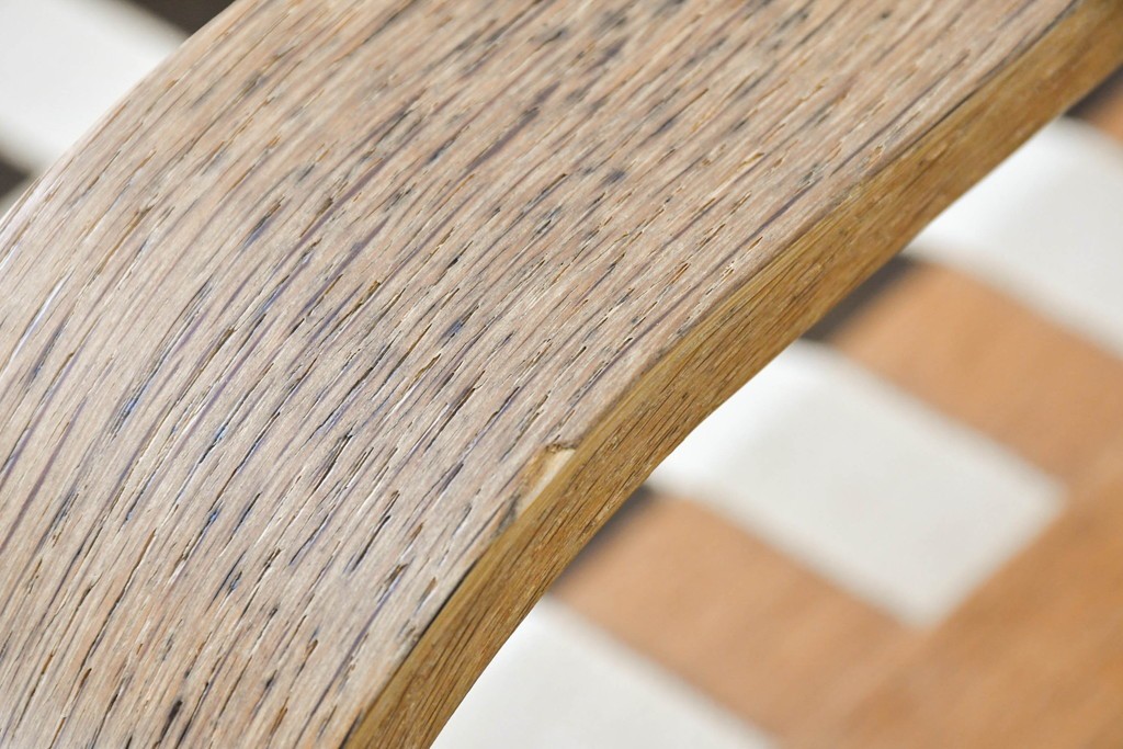 デンマークヴィンテージ　GETAMA(ゲタマ)　Hans J. Wegner(ハンス・J・ウェグナー)　GE671　曲げ木のアームが特徴的な3人掛けソファ　(R-088643)
