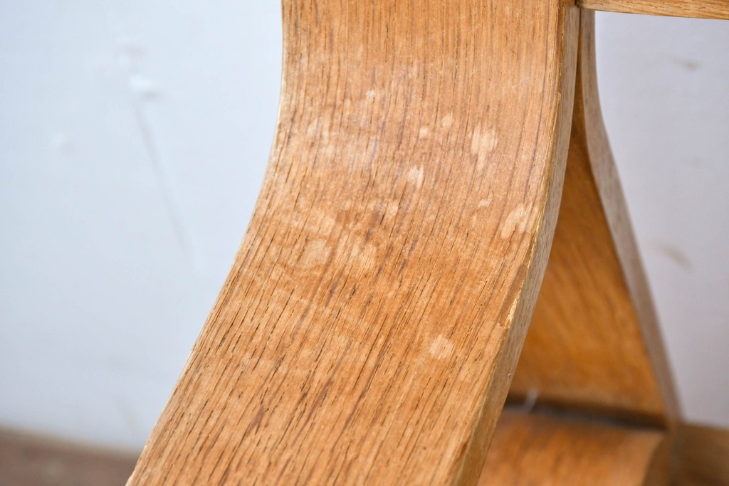 デンマークヴィンテージ　GETAMA(ゲタマ)　Hans J. Wegner(ハンス・J・ウェグナー)　GE671　曲げ木のアームが特徴的な3人掛けソファ　(R-088643)