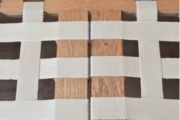 デンマークヴィンテージ　GETAMA(ゲタマ)　Hans J. Wegner(ハンス・J・ウェグナー)　GE671　曲げ木のアームが特徴的な3人掛けソファ　(R-088643)