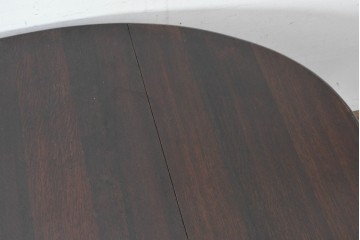 イギリスアンティーク　美品　オーク材　ツイストレッグがあしらわれた優雅なデザインのゲートレッグテーブル　(R-088644)