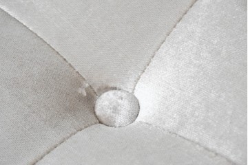 新古　展示品　超美品　特注オーダー品　直径920mm　ゆったりサイズの丸型オットマン　制作費約15万円　(R-088648)