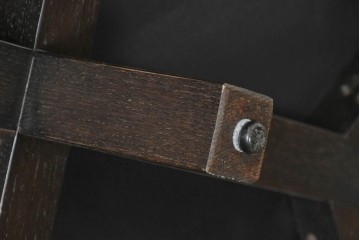 新古　展示品　超美品　特注オーダー品　直径920mm　ゆったりサイズの丸型オットマン　制作費約15万円　(R-088648)