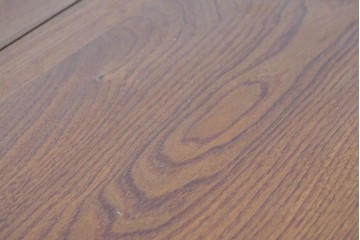 中古　美品　欅(ケヤキ)無垢材　美しい杢目と格子戸が上品な水屋箪笥サイドボード　(R-088653)