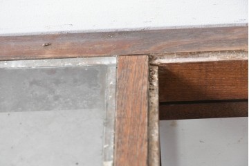 和製アンティーク　上手物!!　凝った作りで重厚感のあるガラスカウンターショーケース　(R-088654)