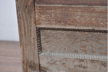 和製アンティーク　上手物!!　凝った作りで重厚感のあるガラスカウンターショーケース　(R-088654)