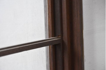 和製アンティーク　上手物!!　凝った作りで重厚感のあるガラスカウンターショーケース　(R-088655)