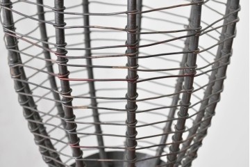 《引っ掛けシーリング式ペンダントライト加工費込み》アジアンビンテージ　インドネシア工芸品　銅　吊り下げて映える異国情緒あふれるペンダントライト　(R-088680)