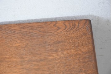 イギリスアンティーク　オーク材　ネームプレート付き引き出しが並ぶカードケース　(R-088706)