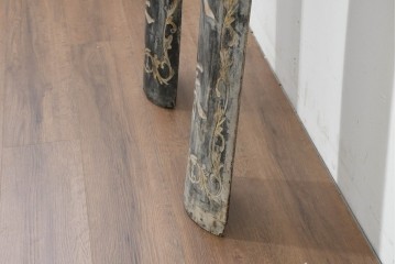 中国ヴィンテージ　繁栄と安康を願う吉祥句入りの対聯(ついれん)1対セット　(R-088719)