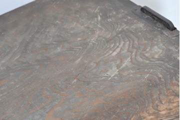 和製アンティーク　明治期から大正期　杉材　力強い木目が魅力的な帳場箪笥　(R-088720)