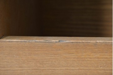 和製ヴィンテージ　タモ材　素朴な木味を楽しめるシンプルな角スツール2脚セット　(R-088723)