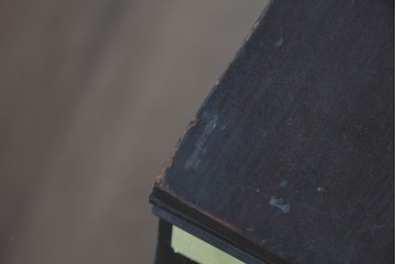 イギリスアンティーク　ユニークなデザインの本棚風収納ケース　(R-088726)