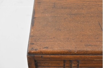 和製アンティーク　栓材　透かし彫りの扉が目を引く本箱　(R-088729)