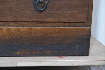 和製アンティーク　栓材　透かし彫りの扉が目を引く本箱　(R-088729)