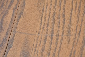 中古　アメリカ　A.A. Laun(A.A.ラウン)　オーク材　ターニングレッグが優雅なバタフライサイドテーブル　(R-088730)