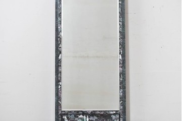 中古　超美品　最高級　吉正本螺鈿工芸院　螺鈿細工が華やかな鏡台　購入価格約400万円　(R-088732)
