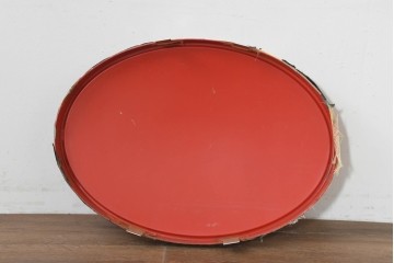 イギリスヴィンテージ　オーバル型　POST OFFICE　SPRING ROAD　ロゴが際立つ郵便局の看板　(R-088744)