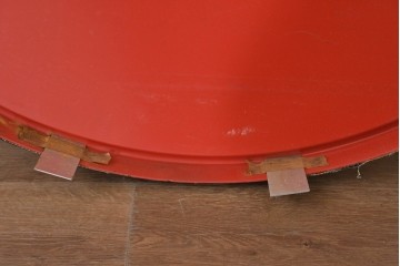 イギリスヴィンテージ　オーバル型　POST OFFICE　SPRING ROAD　ロゴが際立つ郵便局の看板　(R-088744)
