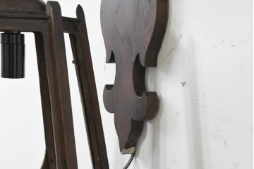 イギリスアンティーク　上下どちらでも使える木製ウォールライト　(R-088762)