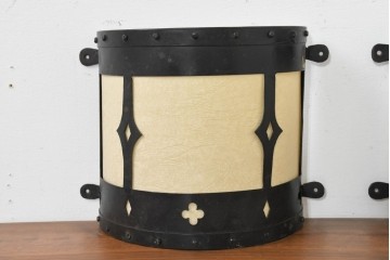 【簡易リペア限定品】　イギリスヴィンテージ　クラシカルな壁掛け照明カバー2点セット　(R-088764)