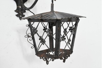 イギリスヴィンテージ　ランタン型シェードが可愛らしいウォールライト　(R-088765)