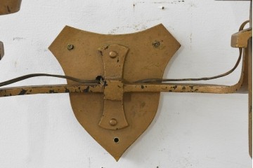 イギリスヴィンテージ　優雅なキャンドルスタンド型デザインのウォールライト　(R-088776)
