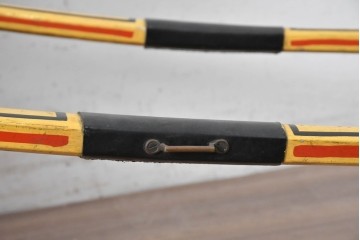 イギリスアンティーク　著名工房リペイント済み品　色鮮やかなペイントが目を引く馬車　(R-088802)